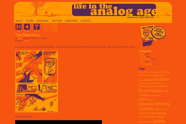 ComicPress theme site design template sample