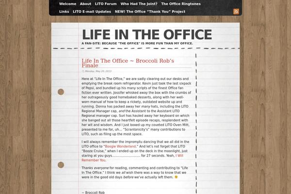 Desk theme site design template sample