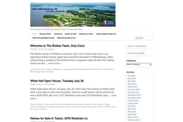 Site using WordPress Calls to Action plugin
