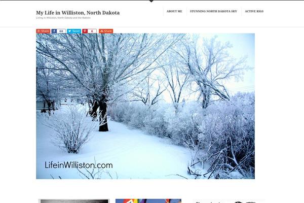 Site using Genesis Simple Share plugin