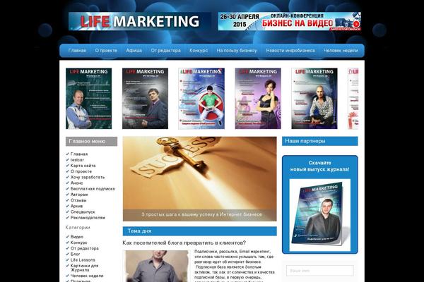 Site using Socialcarousel plugin