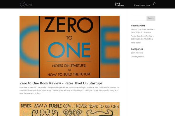 Divichild theme site design template sample