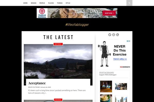 Braxton theme site design template sample