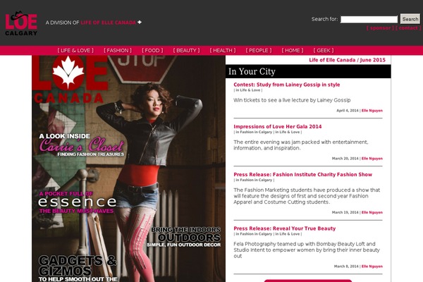 lifeofellecalgary.com site used Lifeofelle