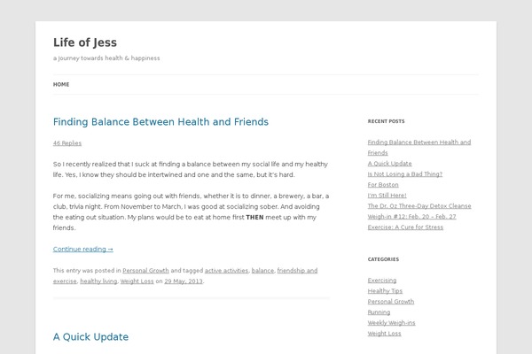 Twenty Twelve theme site design template sample
