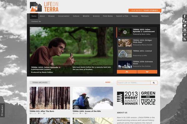 deTube theme site design template sample