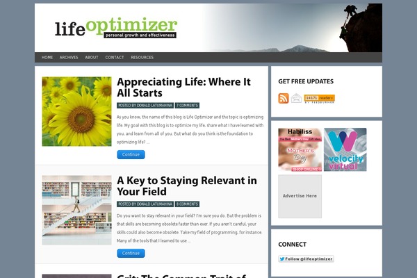Calypso theme websites examples
