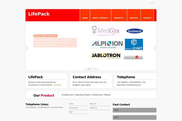 Memento theme site design template sample