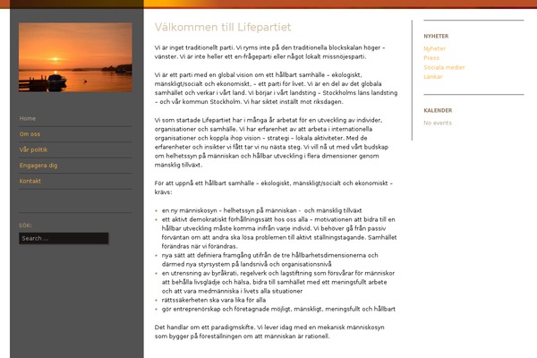 Sunspot theme site design template sample