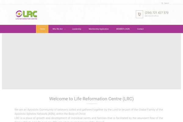Blessing theme site design template sample