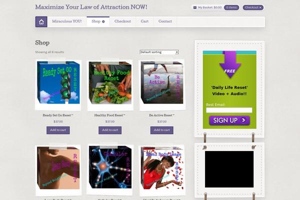 Artificer theme site design template sample