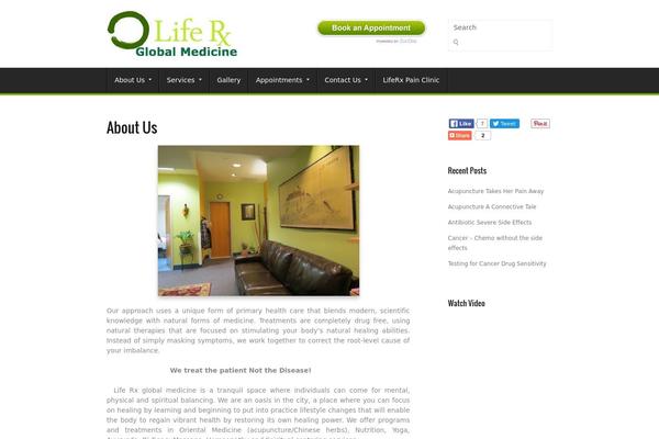 Chiron theme site design template sample