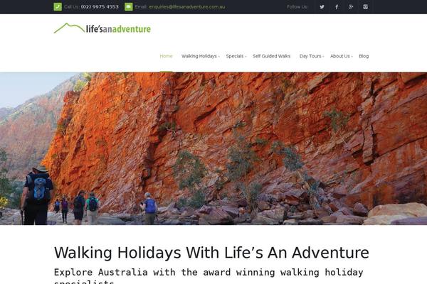lifesanadventure.com.au site used Lifesanadventure