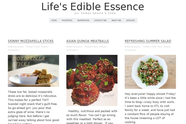 Arcadia theme site design template sample
