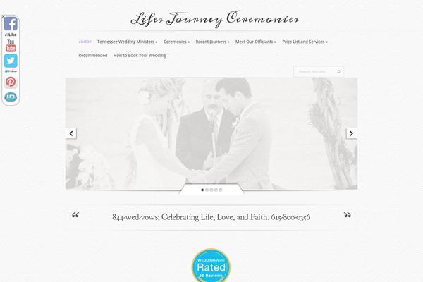 lifesjourneysceremonies.com site used Evolution