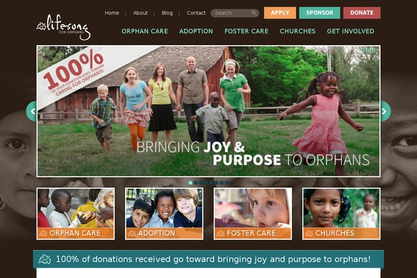 lifesongfororphans.org site used Zxc-framework