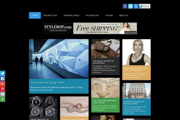 Surfarama theme site design template sample