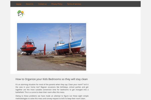 DarkOrange theme site design template sample