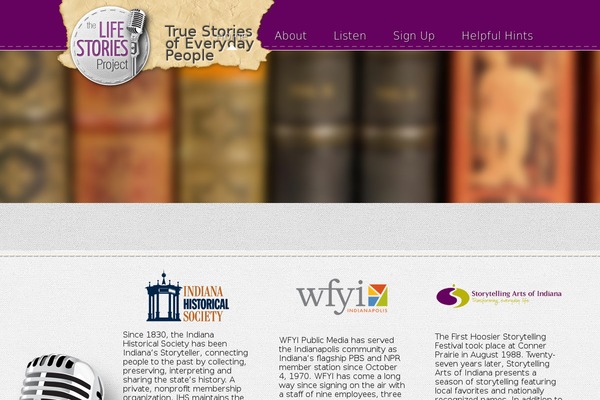 lifestoriesproject.net site used Lifestoriesproject