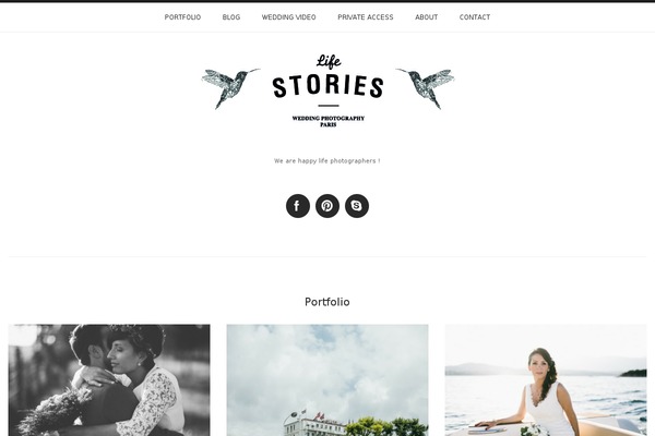 lifestorieswedding.com site used Porto2