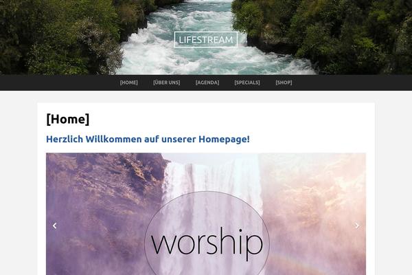 Griffin theme site design template sample