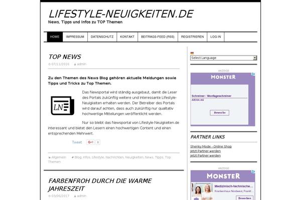 Divine theme site design template sample