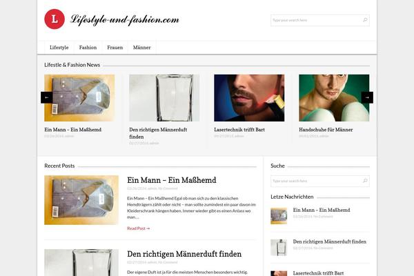 Lightly theme site design template sample