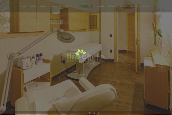 Kinetika theme site design template sample