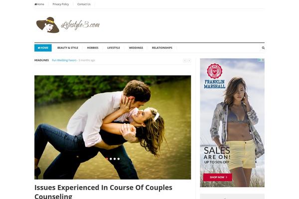 SuperNews theme site design template sample