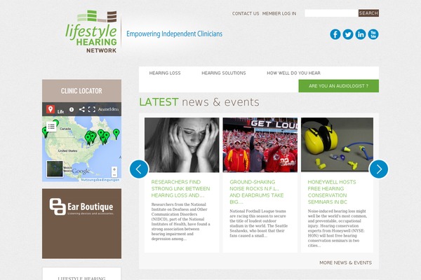 lifestylehearing.ca site used Lifestyle-hearing