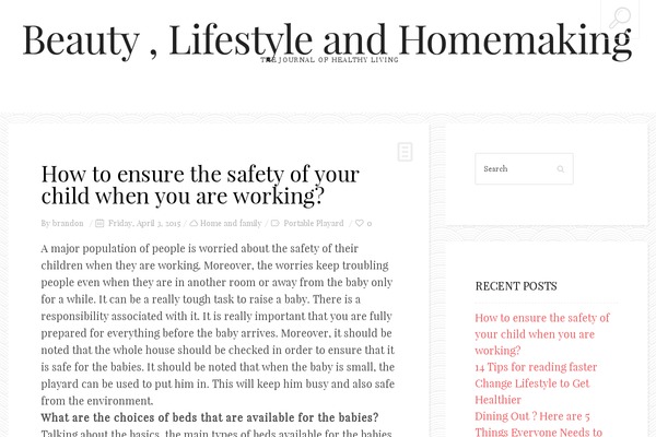 BuzzBlog theme site design template sample