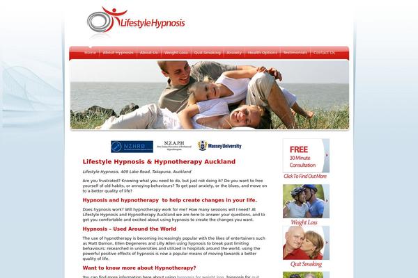 Lifestyle theme site design template sample