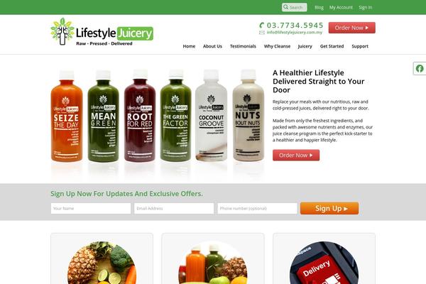 lifestylejuicery.com.my site used Lj