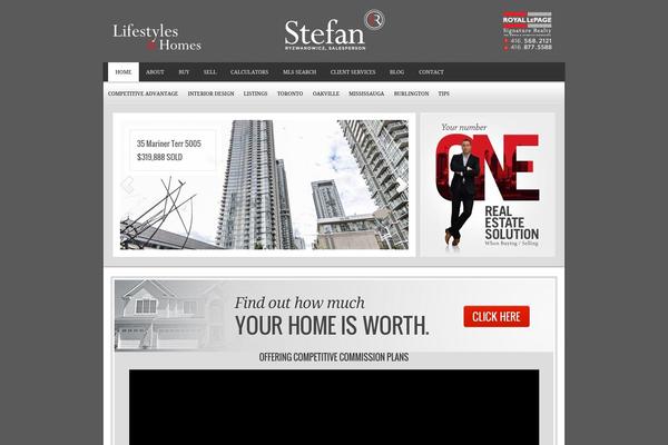 AgentPress theme site design template sample