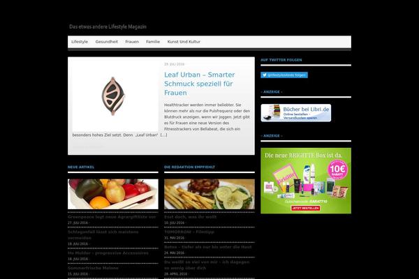 Deadline theme site design template sample