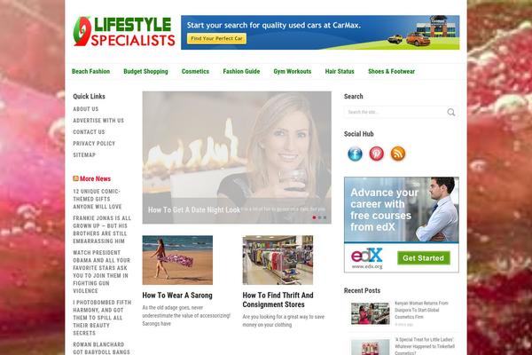 Split theme site design template sample