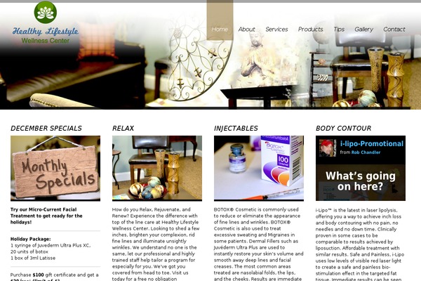 White Rock theme site design template sample