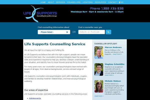 lifesupportscounselling.com.au site used Lifesupports
