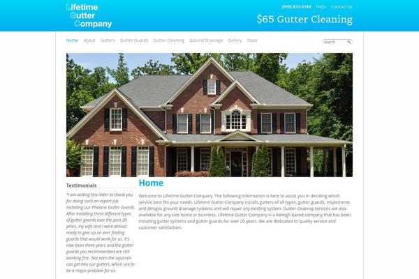 lifetimeguttercompany.com site used Lgc