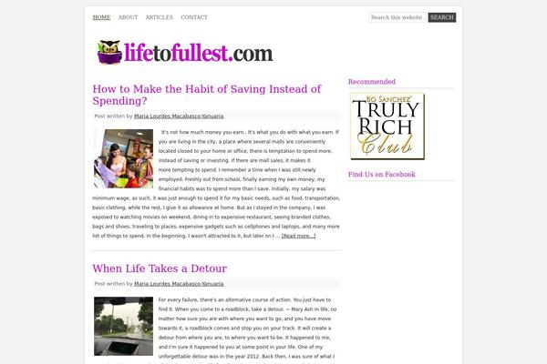 Prose theme site design template sample