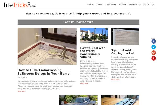 Site using Kadence-simple-share plugin