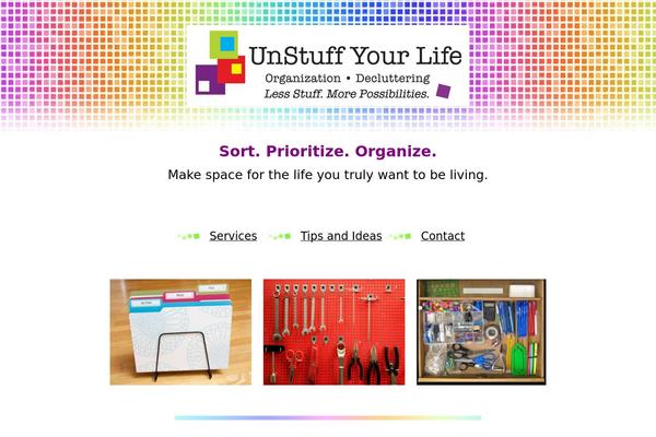 lifeunstuffed.com site used Lifeunstuffed_theme