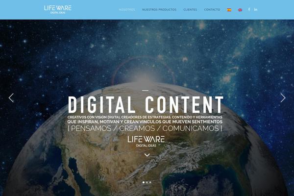 Miami theme site design template sample