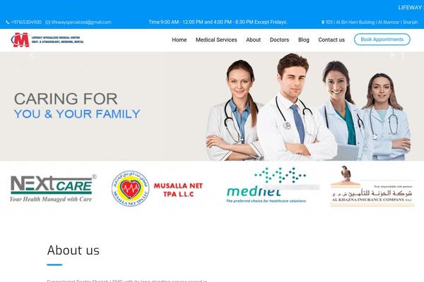 lifewaymedcenter.com site used Lifewaytheme