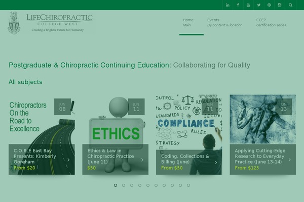 University theme site design template sample