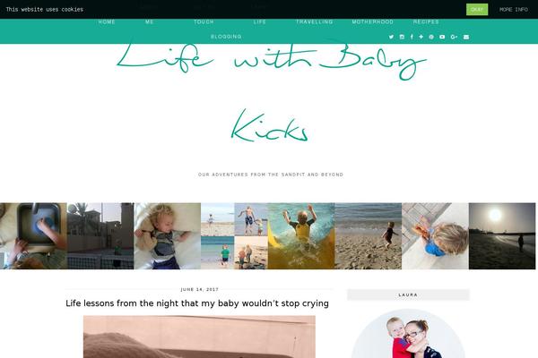 lifewithbabykicks.com site used Pipdig-hollyandweave