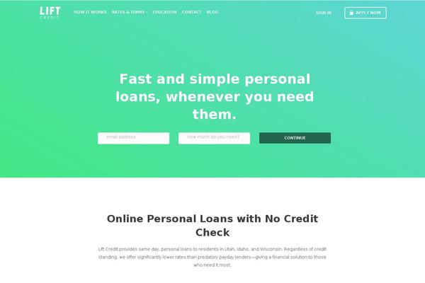 liftcredit.com site used Liftcustom3