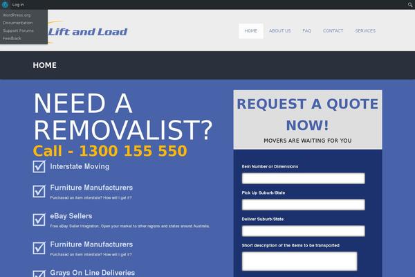 Site using WP Blog and Widget plugin