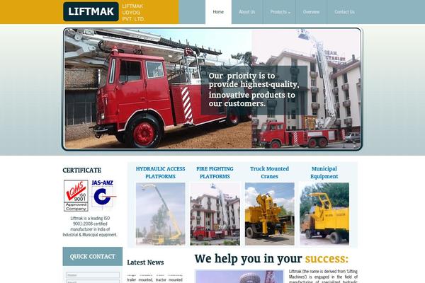Dynamix theme site design template sample
