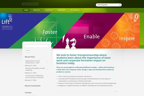 liftoffinitiative.net site used Showtime 3.3